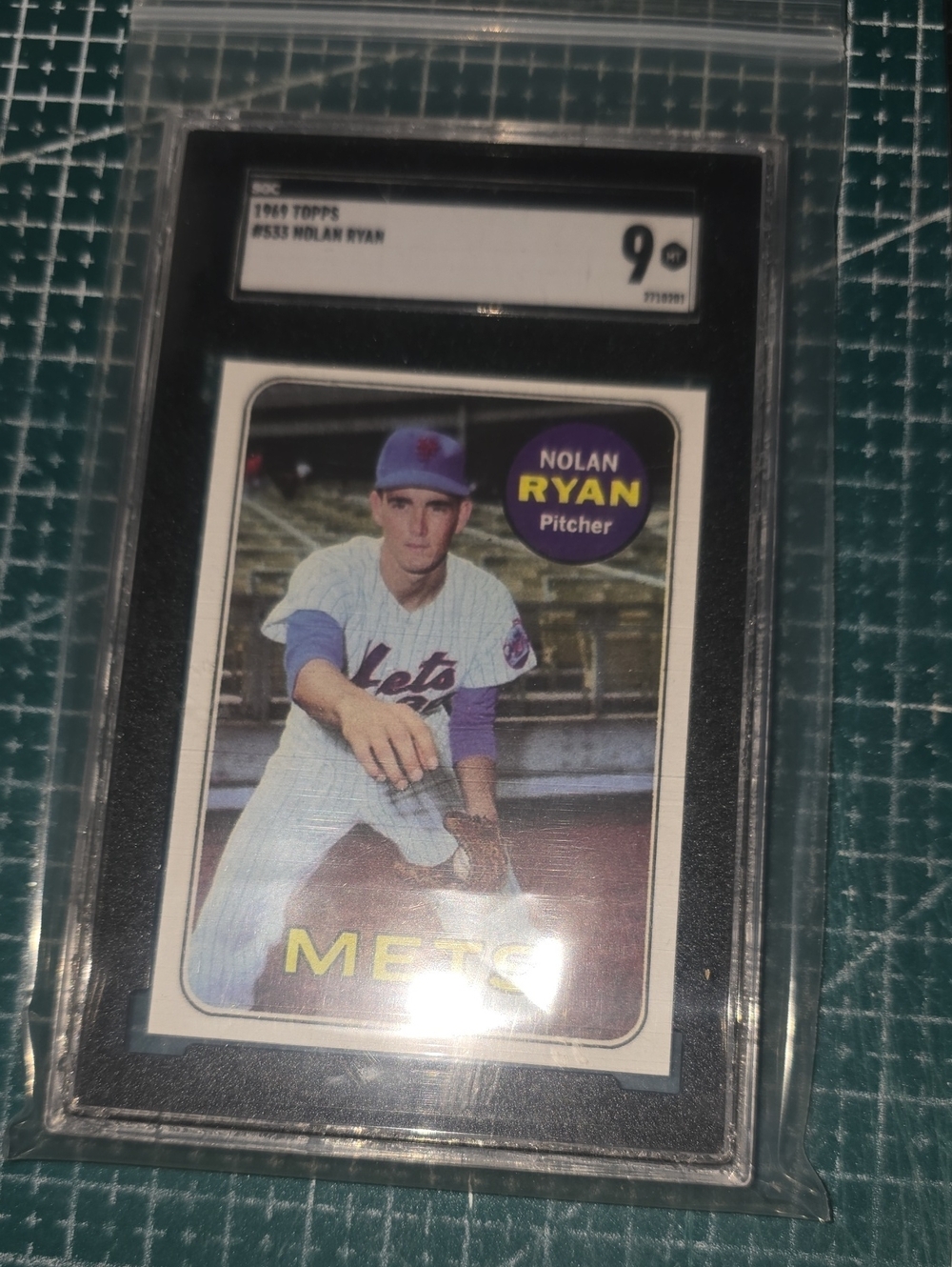 1969 Topps Nolan Ryan #533 SGC 9